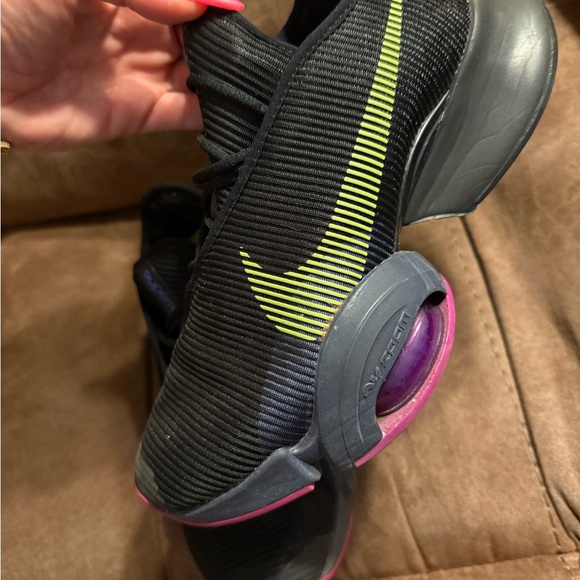 Nike Shoes - Nike Black and Purple Athletic Shoes with Modern Design SUPERREPS